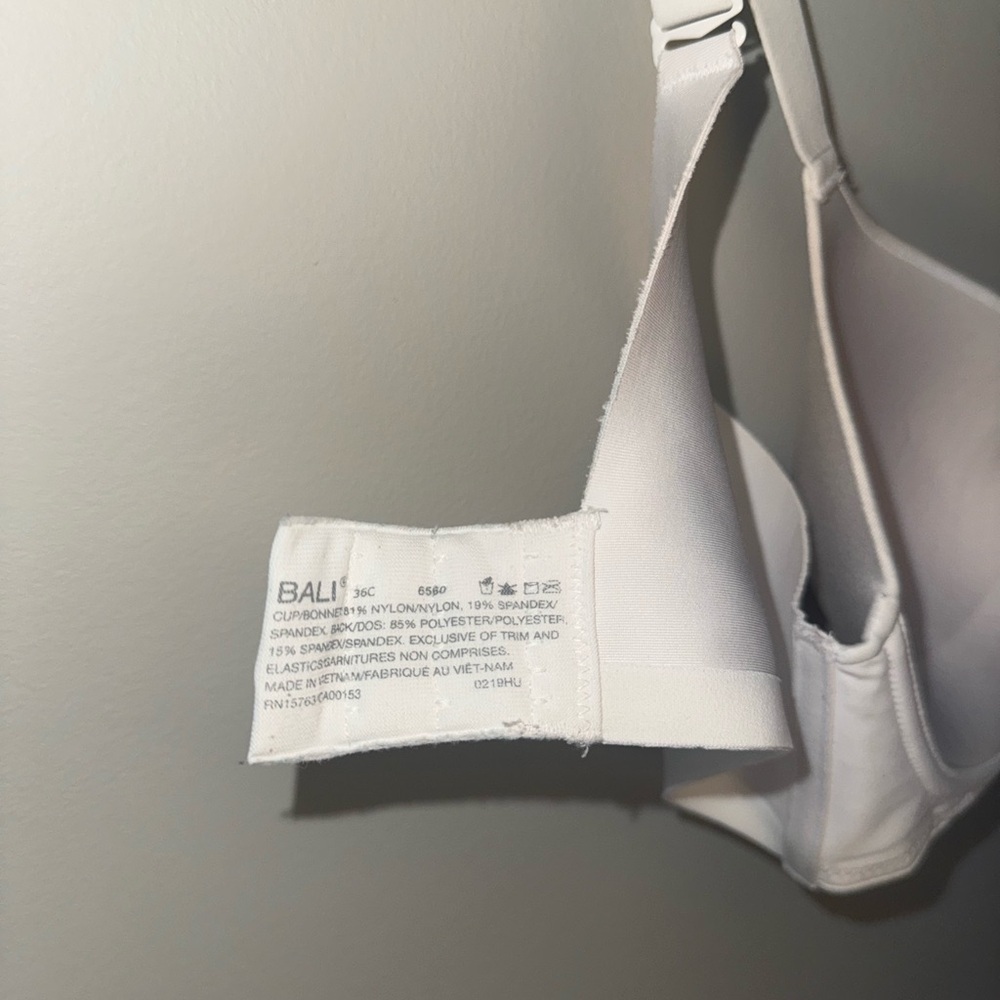 Bali White Full Coverage Ever Smooth Bra - Picture 6 of 6